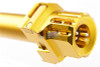COWCOW Technology Fast Lock Compensator & Barrel Set for Tokyo Marui G Series GBB Pistol - Gold