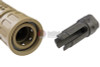 GK Tactical KAC QDC / CQB Suppressor (14mm CCW) - TAN