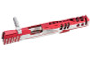 Gunsmith Bros CNC Aluminum Shuey Custom Open Tokyo Marui Hi Capa 5.1 GBB - Red 2 Tone
