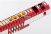 Gunsmith Bros CNC Aluminum IMM Curve Top Rhombus Open Slide Set for Tokyo Hi-Capa Series - 2 Tone Red