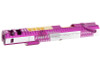 Gunsmith Bros CNC Aluminum IMM Curve Top Rhombus Open Slide Set for Tokyo Hi-Capa Series - 2 Tone Purple