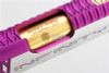 Gunsmith Bros CNC Aluminum IMM Curve Top Rhombus Open Slide Set for Tokyo Hi-Capa Series - 2 Tone Purple