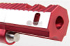 Gunsmith Bros CNC Aluminum IMM Rhombus Outline Open Slide Set for Tokyo Hi-Capa Series - 2 Tone Red