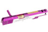 Gunsmith Bros CNC Aluminum IMM Rhombus Outline Open Slide Set for Tokyo Hi-Capa Series - 2 Tone Purple