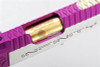 Gunsmith Bros CNC Aluminum IMM Rhombus Outline Open Slide Set for Tokyo Hi-Capa Series - 2 Tone Purple