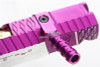 Gunsmith Bros CNC Aluminum IMM Rhombus Outline Open Slide Set for Tokyo Hi-Capa Series - 2 Tone Purple