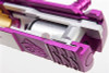 Gunsmith Bros CNC Aluminum IMM Rhombus Outline Open Slide Set for Tokyo Hi-Capa Series - 2 Tone Purple
