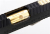 Gunsmith Bros CNC Aluminum IMM Small Rhombus Open Slide Set for Tokyo Hi-Capa Series - Black