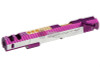 Gunsmith Bros CNC Aluminum IMM Small Rhombus Open Slide Set for Tokyo Hi-Capa Series - 2 Tone Purple