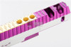 Gunsmith Bros CNC Aluminum IMM Small Rhombus Open Slide Set for Tokyo Hi-Capa Series - 2 Tone Purple