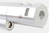 Gunsmith Bros CNC Aluminum IMM Spiral Rhombus Open Slide Set for Tokyo Hi-Capa Series - Silver