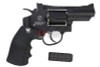 WinGun Airsoft Revolver CO2 708 (2.5 inch, Black Grip, 6mm Version) - Black