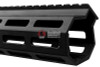 Z-Parts MK16 Rail (Aluminum, 9.3 inch with Barrel Nut) for Tokyo Marui MWS GBBR Airsoft - Black