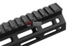 Z-Parts MK16 Rail (Aluminum, 13.5 inch with Barrel Nut) for Tokyo Marui MWS GBBR Airsoft - Black