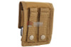Silverback SRS Double Magazine Molle Pouch (Cordura) - FDE