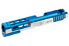 Gunsmith Bros CNC Aluminum STI DVC STD Single Slide for Tokyo Marui Hi-Capa GBB Series - Blue 2 Tone