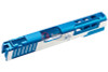 Gunsmith Bros CNC Aluminum STI DVC STD Single Slide for Tokyo Marui Hi-Capa GBB Series - Blue 2 Tone
