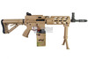 G&G CM16 LMG (Combat Machine) AEG Airsoft Rifle - Desert TAN