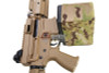 G&G CM16 LMG (Combat Machine) AEG Airsoft Rifle - Desert TAN
