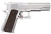 Cybergun Colt 1911 GBB Airsoft Pistol - Silver (by WE)