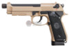 KJ Works M9A1 Full Metal CO2 GBB Airsoft Pistol  (Threaded Barrel Version) - TAN