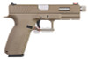 KJ Works KP-13F Full Auto Metal Slide GBB Airsoft Pistol - TAN