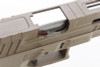 KJ Works KP-13F Full Auto Metal Slide CO2 GBB Airsoft Pistol - TAN