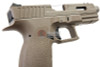 KJ Works KP-13F Full Auto Metal Slide CO2 GBB Airsoft Pistol - TAN