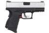 WE XDM 3.8 Compact Green Gas Airsoft Pistol (Licensed by Springfield Armory) - Silver
