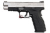 WE XDM 4.5 inch Green Gas Airsoft Pistol (Licensed by Springfield Armory) - Silver