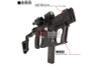Laylax Kriss Vector AEG (L.A.S.) Advanced Grip - Black