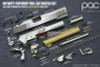 PAPAGO ARMS INFINITY TopShot Steel Slide Set Kit for Tokyo Marui Hi-Capa 5.1 Gold Match GBB Pistol
