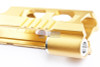 Gunsmith Bros CNC Aluminum Ultra Cut 4.3 Single Slide w/Sight(Tokyo Marui Hi-Capa 4.3 GBB Pistol)Gold