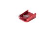 Airsoft Masterpiece Hi Capa Magazine Base (Aluminum, SV) - Red
