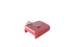 Airsoft Masterpiece Hi Capa Magazine Base (Aluminum, SV) - Red