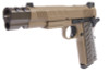 KJ Works 1911 KP-16 GBB Airsoft Pistol - FDE