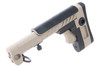 5KU PT-3 Stock (AK Telescopic Foldable Stock) for AK AEG / GBB - Tan
