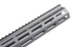Z-Parts MK16 Rail (Aluminum, 15 inch with Barrel Nut) for GHK M4 GBBR Airsoft - Black