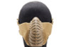WoSport Tactical Half Face Airsoft Mask - TAN