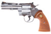 Tanaka Colt Python .357 Magnum R-Model 4 Inch Stainless Gas Revolver - Silver