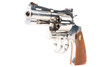 Tanaka Colt Python .357 Magnum R-Model 3 Inch Nickel Finish Gas Revolver - Silver