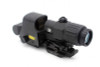 Evolution Gear XPS3 Red Dot Sight + G33 3x Magnifier with Side Flip Mount Sets - Black