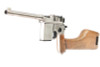 WE Mauser M712 Green Gas Airsoft Pistol - Silver