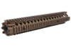 EMG Licensed CNC Aluminum Daniel Defense 12.5 inch M4A1 RIS II Airsoft Handguard - DE