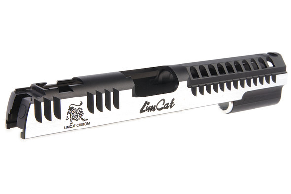 Gunsmith Bros Limcat Multic Cuts Standard Single Slide for Tokyo Marui Hi-Capa GBB - Black 2 Tone