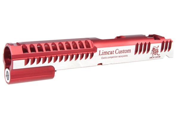 Gunsmith Bros Limcat Multic Cuts Standard Single Slide for Tokyo Marui Hi-Capa GBB - Red 2 Tone