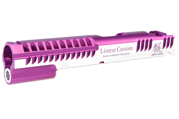 Gunsmith Bros Limcat Multic Cuts Standard Single Slide for Tokyo Marui Hi-Capa GBB - Purple 2 Tone