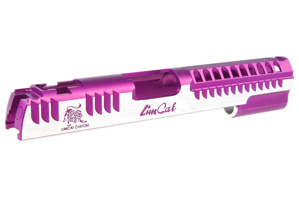 Gunsmith Bros Limcat Multic Cuts Standard Single Slide for Tokyo Marui Hi-Capa GBB - Purple 2 Tone
