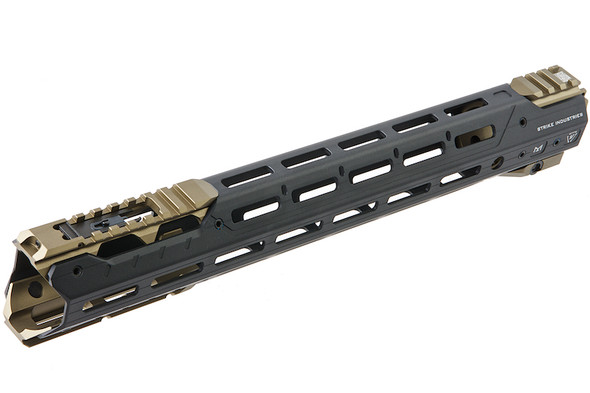 Strike Industries GRIDLOK Handguard 15 inch Main Body with Sights and FDE Rail Attachment