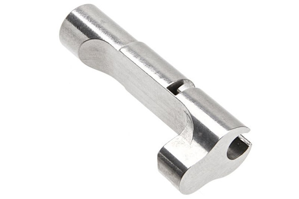 Airsoft Masterpiece Hi Capa Magazine Release (CNC Stainless Steel) - Silver